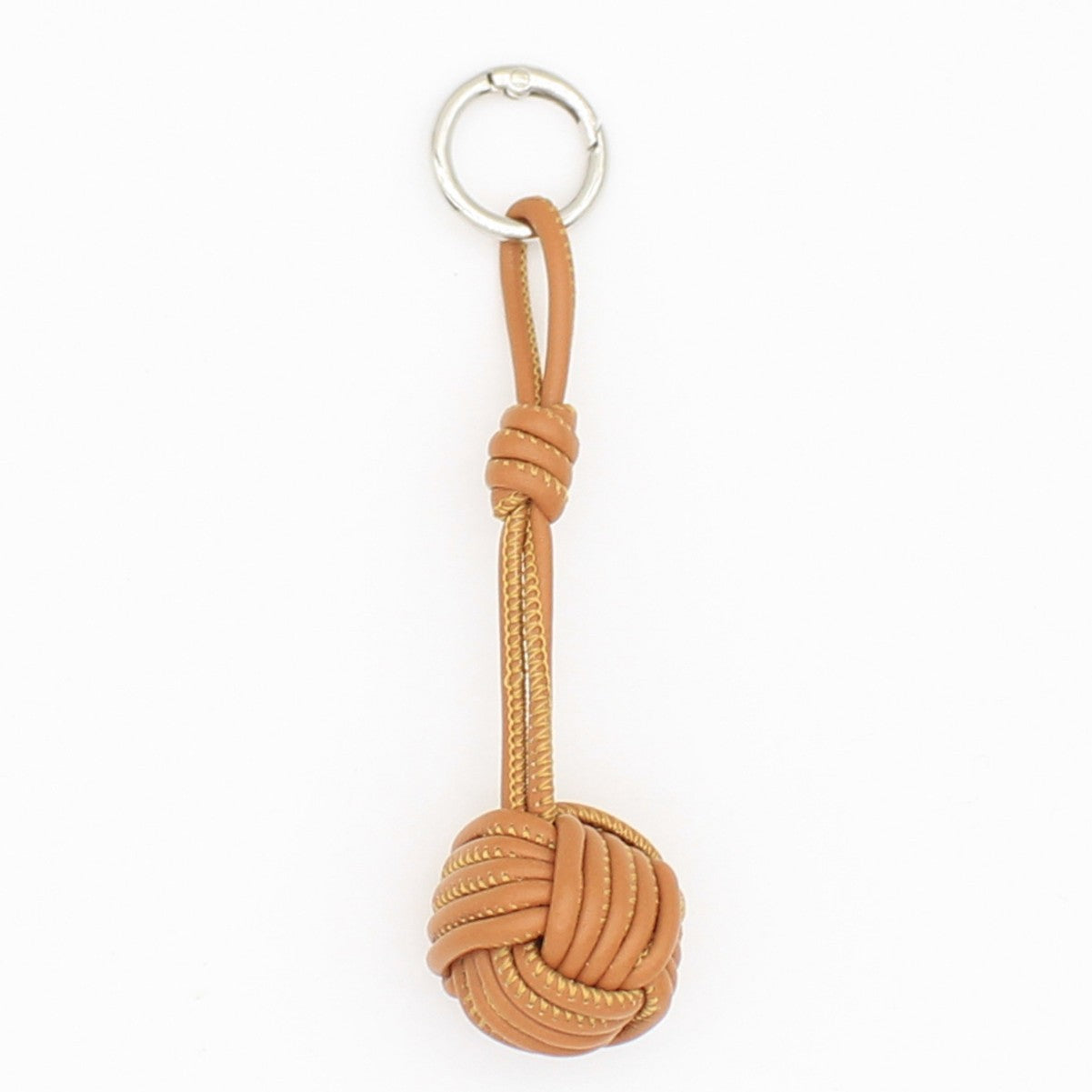 Wholesale Autumn and winter PU leather rope hand-woven ball bag pendant mobile phone pendant ins